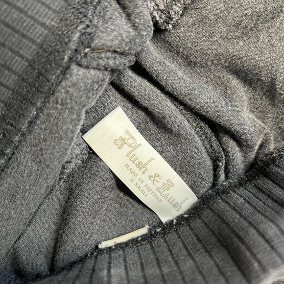 Y2k Low Rise Flare Velour Sweatpants Gray 2000s Retro Comfy Victoria’s Secret - Picture 5 of 7